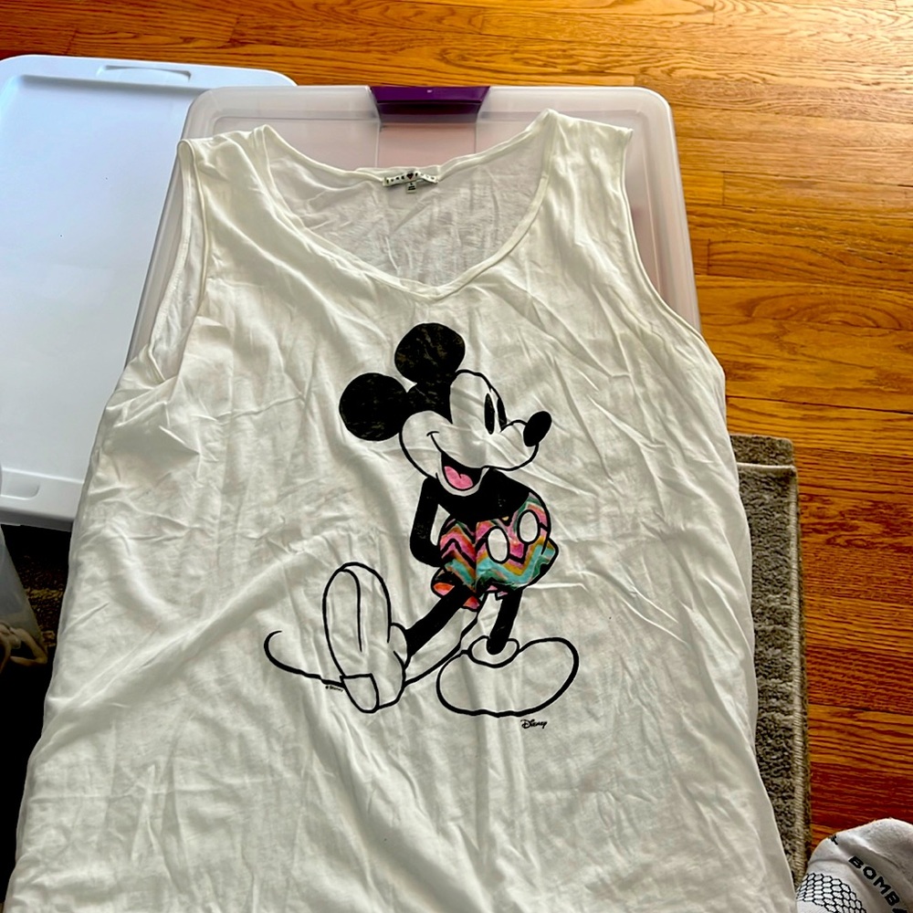 Junk food large Mickey muscle tank